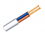 Kabelis H03VVH2-F, 2 x 0,5 mm&sup2;