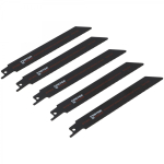 Atsarginiai pjūkleliai el.siaurapjūkliui (metalui) 150x19x0,9mm 24TPI BiMetal Faster Tools