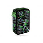 Penalas CoolPack Block, 20 cm x 7.5 cm, juoda/žalia