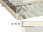 Profilis Effector, užbaigimo | A51 &scaron;altai pilka (ice grey) 250 cm 10 mm