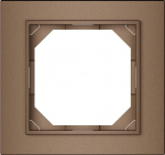 Vienvietis rėmelis VILMA QR1000, mocha spalvos