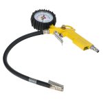 Pistoletas pripūtimui su manometru 1/4", 400mm, 0-12bar Brenar