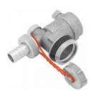 Galinė sekcija kolekt. su automatiniu nuorintoju ir drenažo ventiliu KAN-therm G1", nikeliuotas