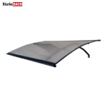 Stogelis STARKEDACH Lenktas L-160 - Pilka konstrukcija / Skaidri danga