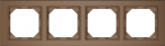 Keturvietis rėmelis VILMA QR1000, mocha spalvos