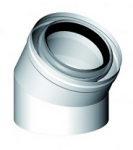 LIK dūmtraukio alkūnė d60/100, 30'