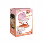 Lėlių vežimėlis Smoby Baby Nurse, balta/rožinė