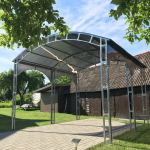 Pastogė automobiliui - ERLINA 4m Tamsi 6 mm 6m