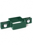 Apkaba segmentui 80x80 mm, TIESI, plieninė, ZN+6005 (Žalia)