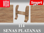 Grindjuostė termoplasto Vox, (114) senas platanas | Užbaigimas SMART FLEX / IZZI, de&scaron;ininis; kairinis