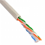 Behalogenis kabelis UTP (U/UTP), 4 x 2 x 0,54 mm, Cat 6, 305m