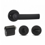 Durų rankena, lauko MP MRO-06-35A B set, juoda