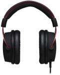 Žaidimų ausinės Kingston Alpha Pro, juodos/raudonos