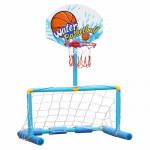 Vandens krep&scaron;inio rinkinys 2in1 futbolo vartai + kamuoliai + pompa WOOPIE