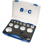 Gręžimo karūnėlių Bi-metal rinkinys BOHRCRAFT su adapteriais HSS-E (Co8), 14 vnt.