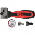 Stabdžių vamzdelių 4,75 mm briaunų lenkimo komplektas FLAREFIXeco, KS Tools