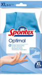 Latekso pir&scaron;tinės Spontex Optimal, XL, mėlyna, 1 pora