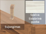 Grindjuostė termoplasto Vox, (71) sidabrinė guoba | Sujungimas SMART FLEX / IZZI
