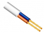Kabelis H03VVH2-F, 2 x 0,75 mm&sup2;