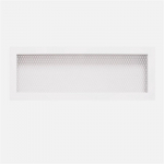 Grotelės židiniui HEARTH, baltos, 170 x 490 mm