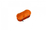 Montavimo dėžutė dviguba Pawbol A.0010P, 68 x 46 mm