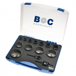 Gręžimo karūnėlių rinkinys HSS-Bi-Metal BOHRCRAFT su adapteriais,14 vnt.