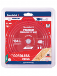 Specialist+ Pjovimo diskas 184x48Tx20/16mm, Cordless PREMIUM, SPECIALIST+