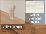 Grindjuostė termoplasto Vox, (71) sidabrinė guoba | Kampas SMART FLEX / IZZI vidinis