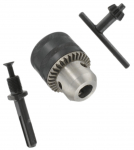 Galvutė gręžtuvui (raktu užveržiama) 1.5-13 mm + SDS adapteris Toko