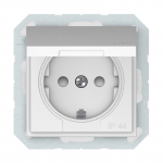 Ki&scaron;tukinis lizdas VILMA QR1000, mat. baltos spalvos, IP44