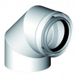 LIK dūmtraukio alkūnė d60/100, 87'