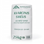 Kvarcinis smėlis 0&ndash;0,4 mm, 25 kg, 40