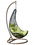 Supamasis krėslas, pakabinamas Simple, žalia