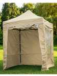 Pop Up sulankstoma palapinė 2x2 m, su sienomis, Smėlio, H serijos, plieninė (palapinė, paviljonas, baldakimas)