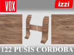 Grindjuostė termoplasto Vox, (122) pu&scaron;is cordoba | Užbaigimas SMART FLEX / IZZI, de&scaron;ininis; kairinis