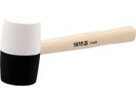 Plaktukas guminis mediniu kotu Yato | d-63mm, 780g, 341mm