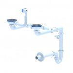 Sifonas dvigubai plautuvei Aniplast LD0515