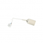 Remonto darbų lizdas Liregus LRD-20B, E27, baltas