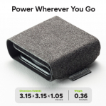 mophie-3in1 travel charger MagSafe with adapter EU Black