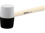 Plaktukas guminis mediniu kotu Yato | d-72mm, 980g, 345mm