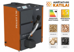 Granulinis katilas PELLET UNI 26 kW su rotac. 26 kW degikliu, sraigtu, 320 l met. bunkeriu