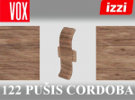 Grindjuostė termoplasto Vox, (122) pu&scaron;is cordoba | Sujungimas SMART FLEX / IZZI
