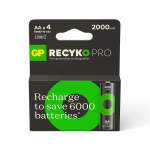 Įkraunami elementai GP RECYKO AA, 2000mAh, 4 vnt.