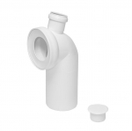 Unitazo alkūnė Tycner 767 110/45/50, &Oslash; 110 mm, balta