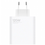 Telefono įkroviklis Xiaomi USB, USB, balta, 120 W