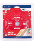 Specialist+ Pjovimo diskas 190x48Tx30mm, Multimaterial PREMIUM, SPECIALIST+