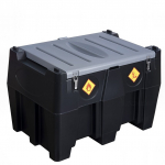 ⬡ Mobili kuro talpykla 440L (plastikinė) su pompa 12V DCTP40 (automatiniu pistoletu) (DTK480, AOCHENG)
