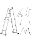 Sulankstomos kopėčios 4x3, 95 - 370 cm