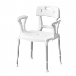 Du&scaron;o - tualeto kėdė su nugaros ir rankų atramomis Tulis