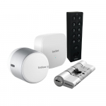 TEDEE GO i&scaron;manios spynos komplektas (su PIN kodų klaviatūra) Bluetooth Wi-Fi su nuotoliniu valdymu (sidabrinis)